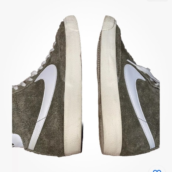 Nike Blazer Mid ‘77 vintage Men’s 9 Shoe Olive /Coconut - Picture 9 of 14